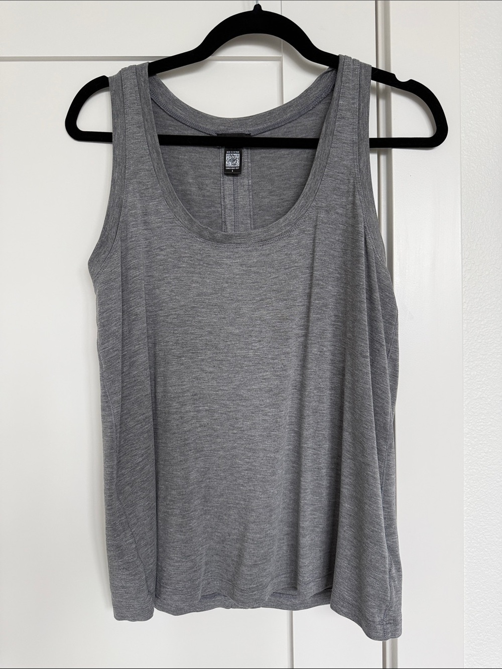 Express Women's Gray Tank Top